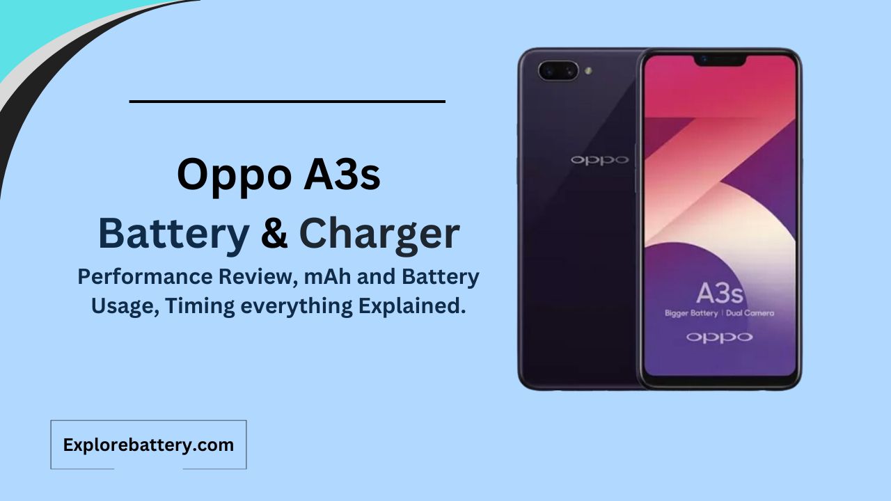Oppo A3s Battery Capacity, Usage, Reviews, Timing