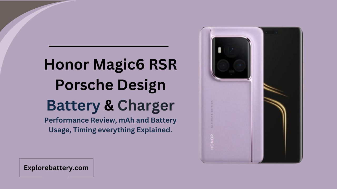 Honor Magic6 RSR Porsche Design Battery Capacity, Usage, Reviews, Timing