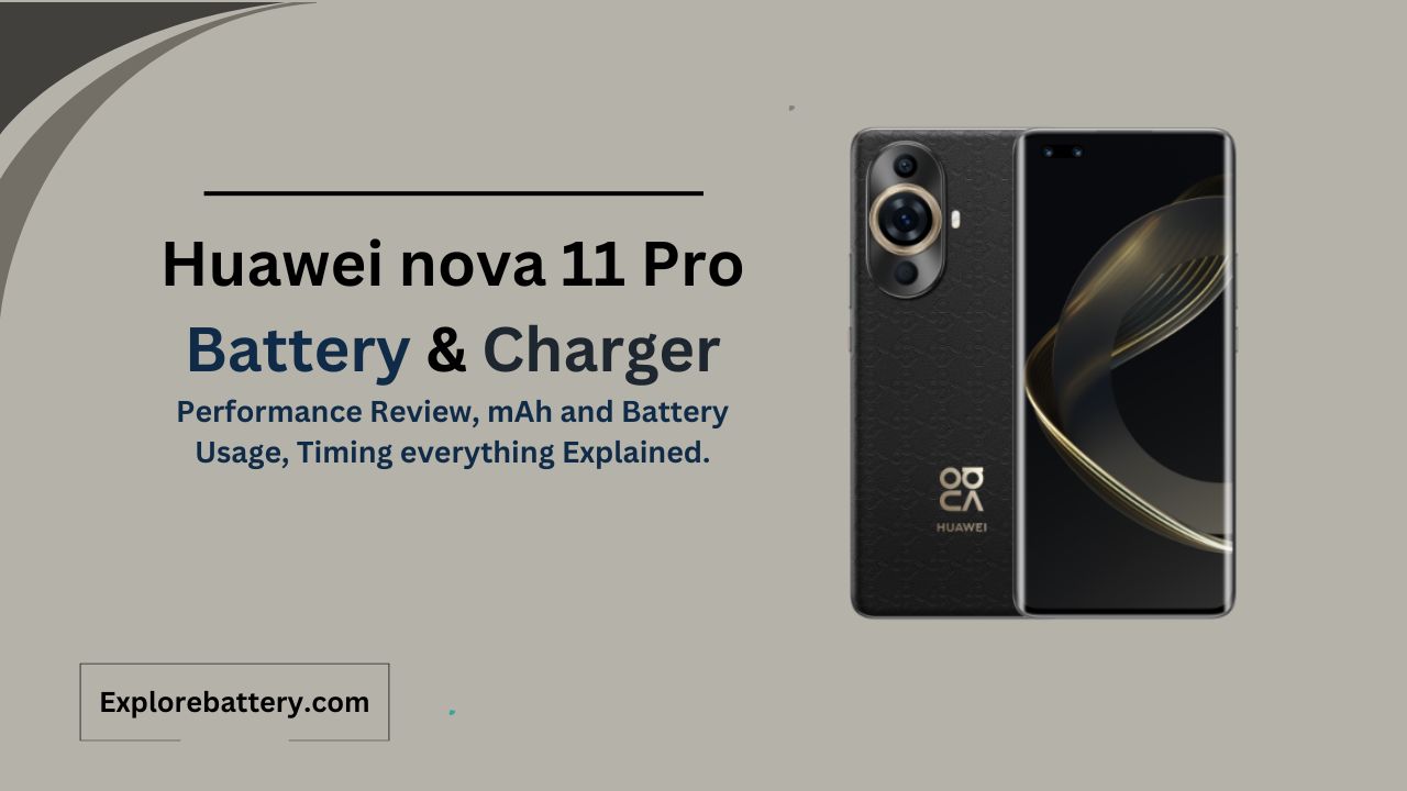 Huawei nova 11 Pro Battery Capacity, Usage, Reviews, Timing