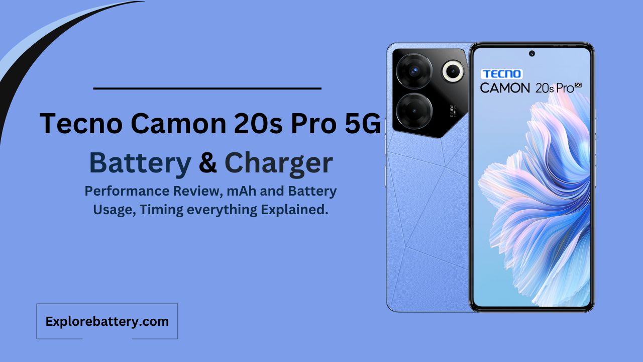 Tecno Camon 20s Pro 5G Battery Capacity, Usage, Reviews, Timing