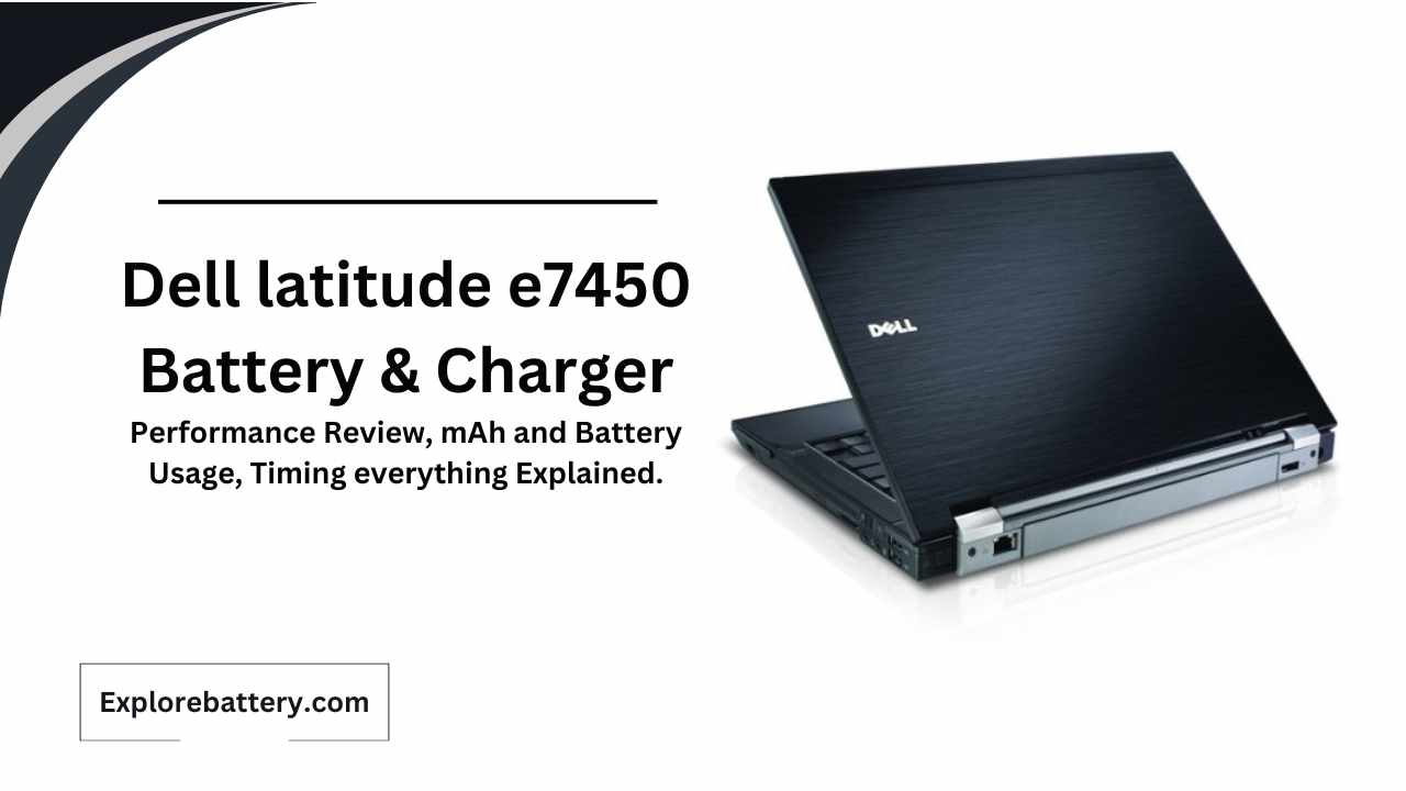 Dell Latitude E7450 Battery Size, Capacity, Timing, and Usage